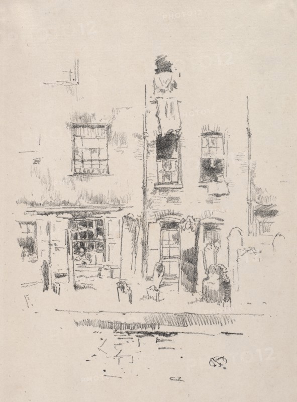 Churchyard, 1887. Creator: James McNeill Whistler (American, 1834-1903).