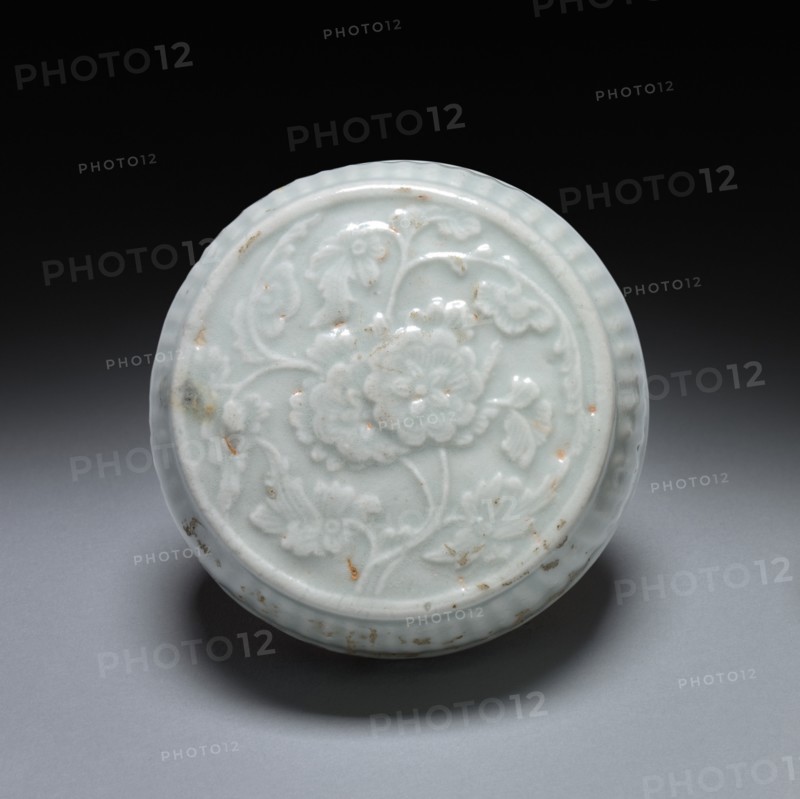 Circular Box: Qingbai Ware (lid), 1200s-1300s. Creator: Unknown.