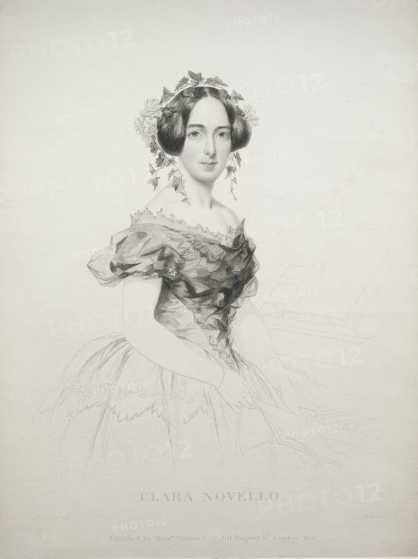 Clara Novello, 1852. Creator: William Humphreys (British, 1794-1865).