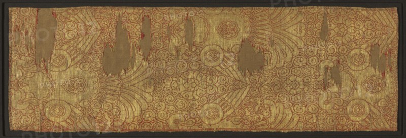 Cloth of Gold: Displayed Falcons, mid 1200s. Creator: Unknown.