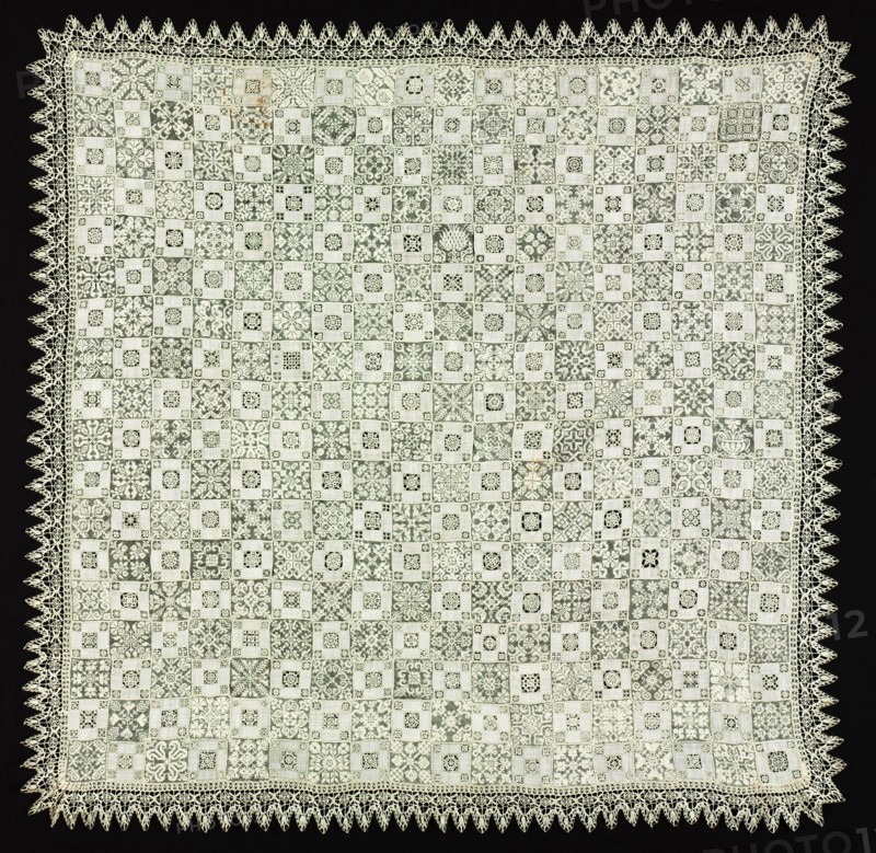 Cloth with Floral and Vegetal Patterns, 1560-1600. Creator: Unknown.