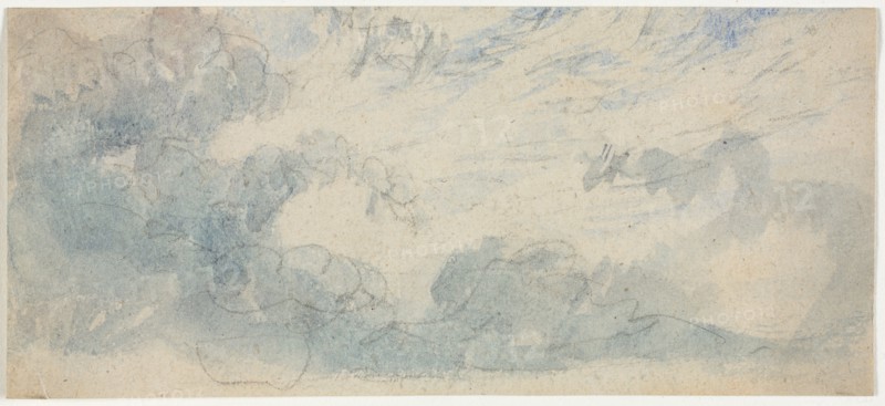 Cloud Study, 1800s. Creator: Anonymous.