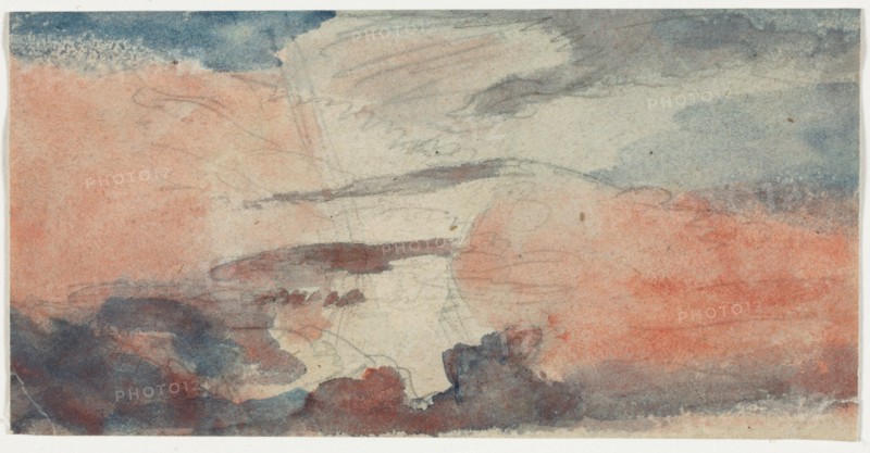 Cloud Study, 1800s. Creator: Anonymous.