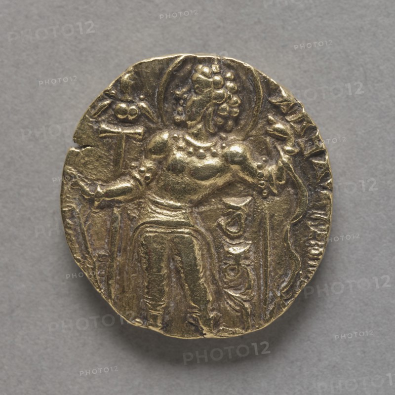 Coin with Figure of an Archer (obverse), c. 380 - c. 414. Creator: Unknown.