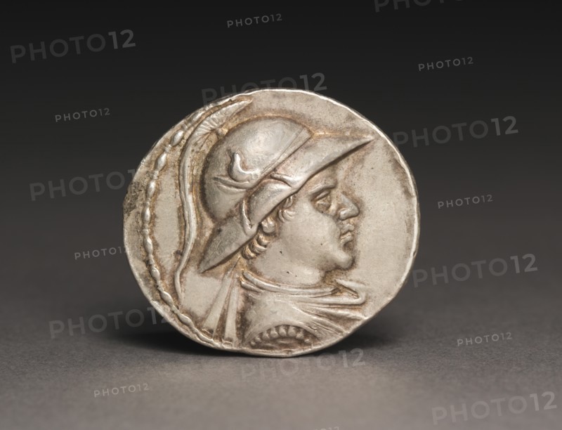 Coin of Eukratides I, 170-145 BC. Creator: Unknown.