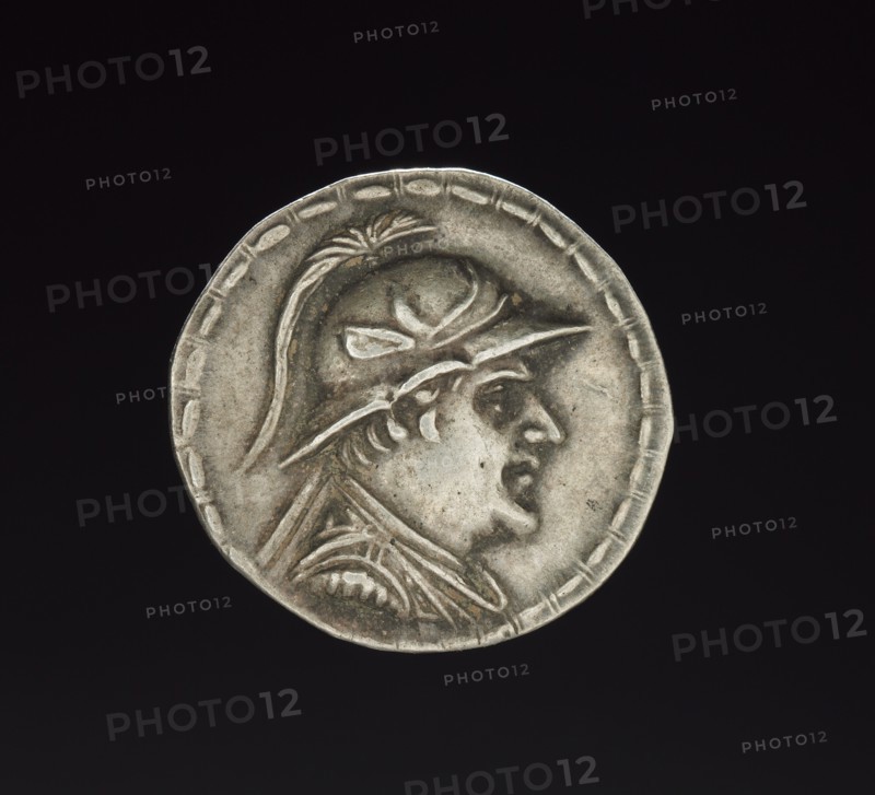 Coin of Eukratides I, 170-145 BC. Creator: Unknown.