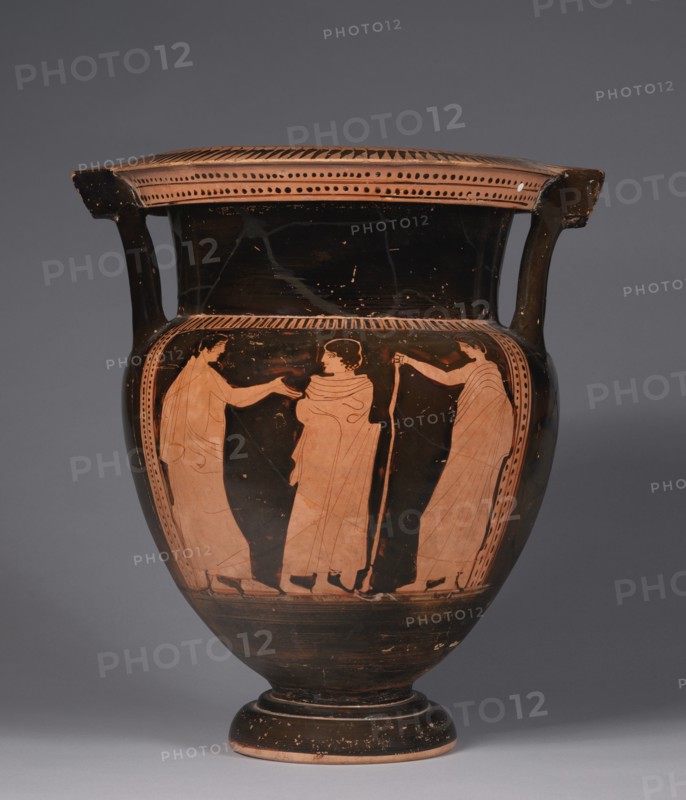 Column Krater, 440-430 BC. Creator: Naples Painter (Greek, -490--390), attributed to.