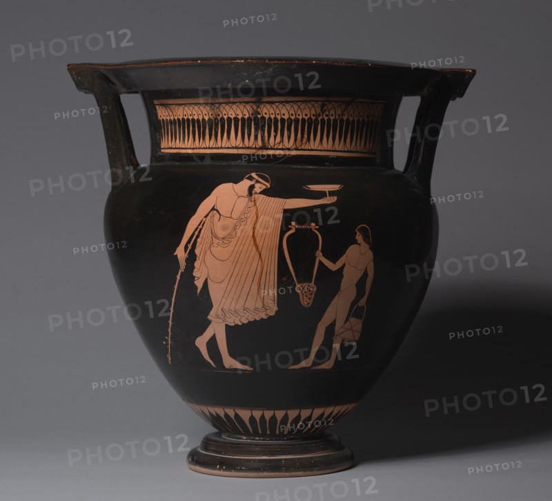 Column Krater, 470-460 BC. Creator: Pig Painter (Greek), attributed to.