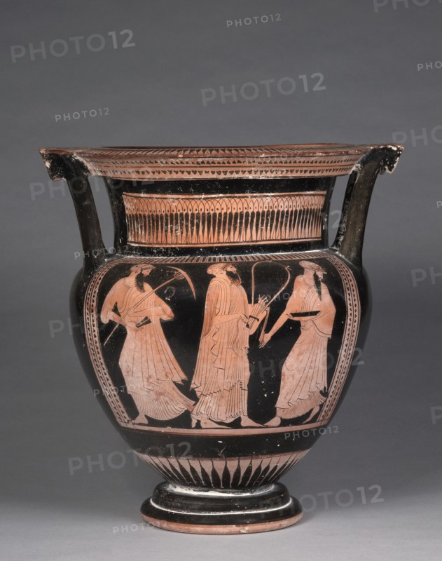 Column Krater, c. 470-460 BC. Creator: Pig Painter (Greek), attributed to.