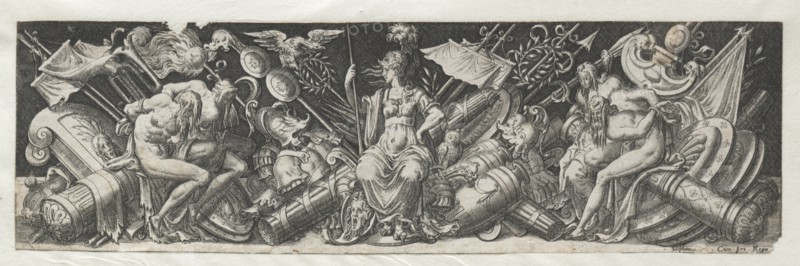 Combats and Triumphs No. 1. Creator: Etienne Delaune (French, 1518/19-c. 1583).