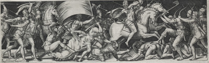 Combats and Triumphs, probably 1560s. Creator: Etienne Delaune (French, 1518/19-c. 1583).