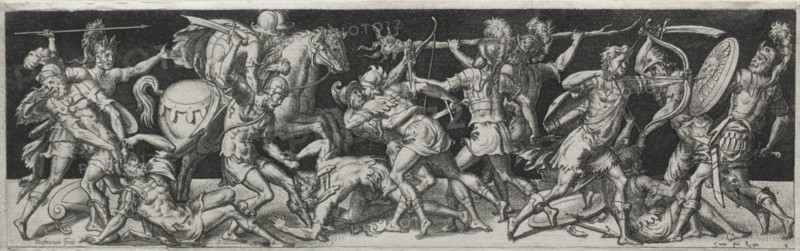 Combats and Triumphs, probably 1560s. Creator: Etienne Delaune (French, 1518/19-c. 1583).