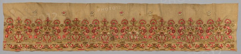 Complete Skirt Border, 1700s. Creator: Unknown.