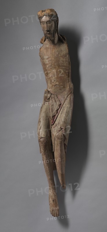 Corpus from a Crucifix, c. 1130-1140. Creator: Unknown.