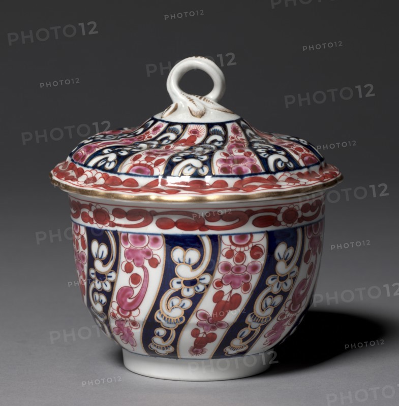 Covered Bowl, c. 1770. Creator: Worcester Porcelain Factory (British).