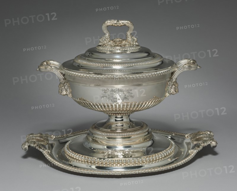 Covered Tureen on Stand, 1812. Creator: Paul Storr (British, 1771-1844).
