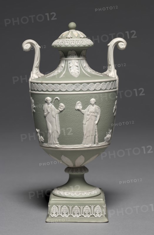 Covered Urn, c. 1800. Creator: Wedgwood Factory (British).