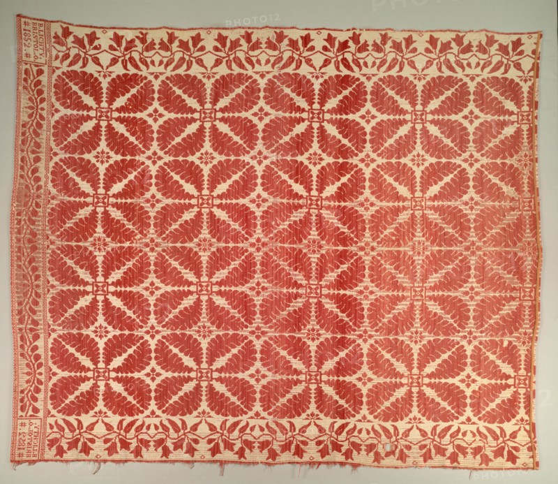 Coverlet, 1852. Creator: Unknown.