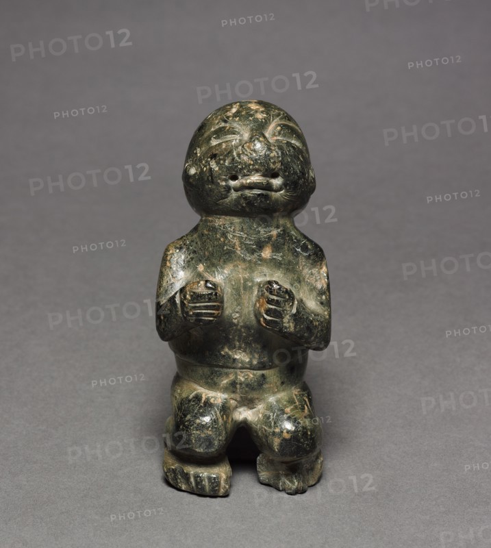Crouching Figure, 900-300 BC. Creator: Unknown.