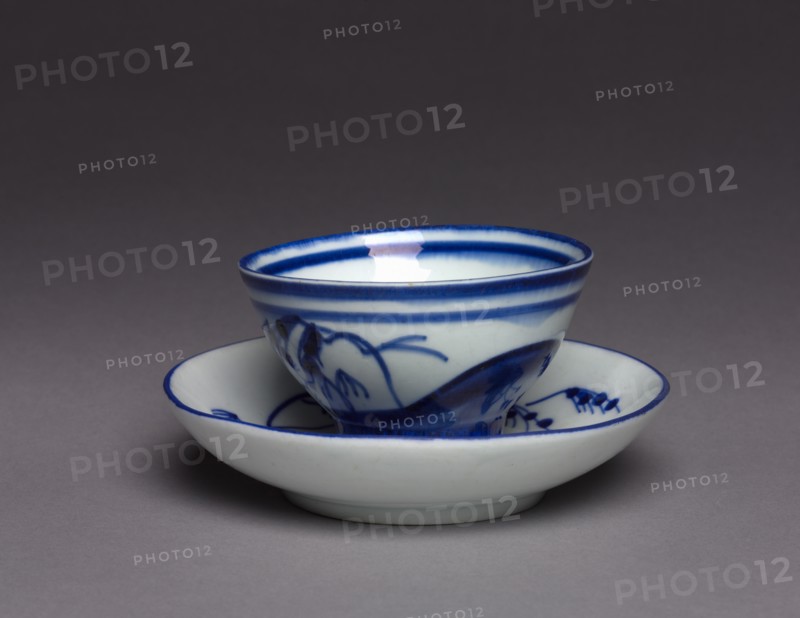 Cup and Saucer (Tasse et soucoupe), 1775-95. Creator: Chantilly Porcelain Factory (French).