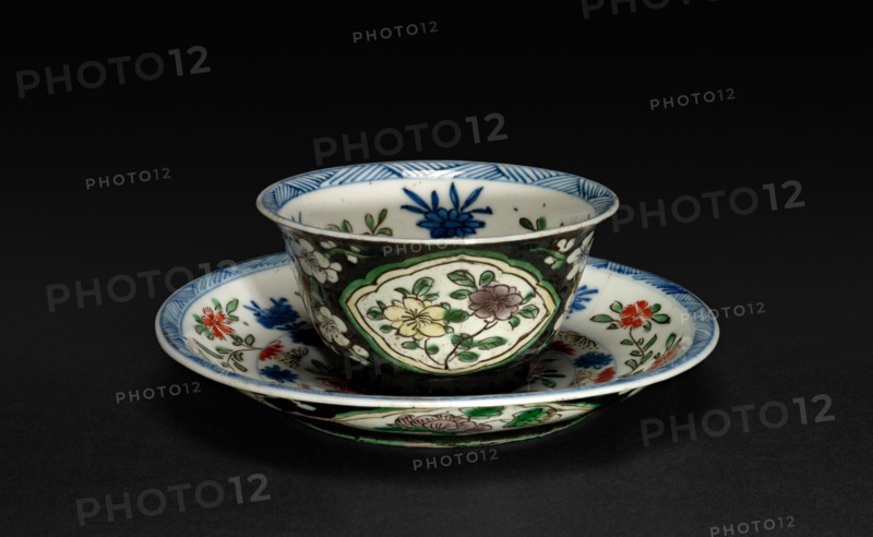 Cup and Saucer, 1662-1722. Creator: Unknown.