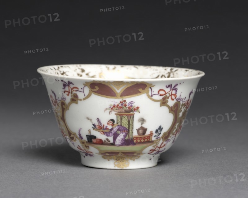 Cup, c. 1725. Creator: Meissen Porcelain Factory (German).