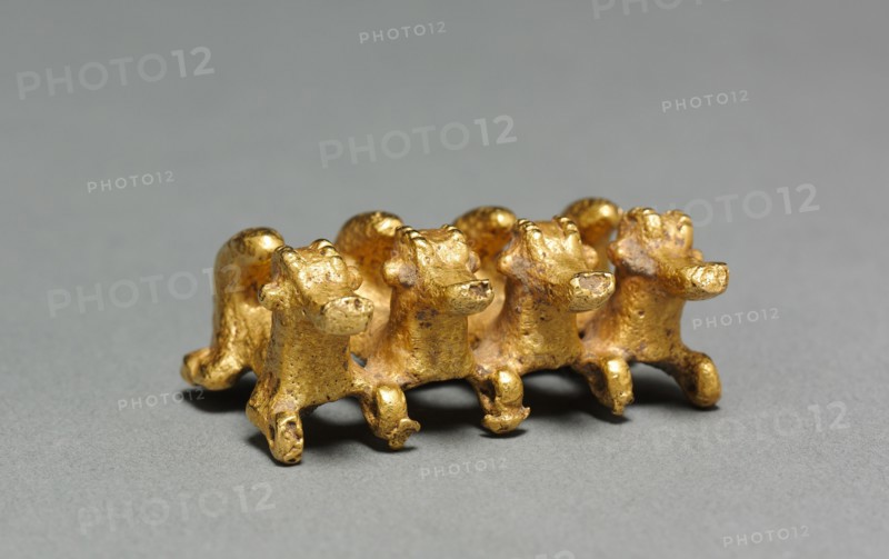 Curly-Tailed Animal Pendant, 100-800. Creator: Unknown.