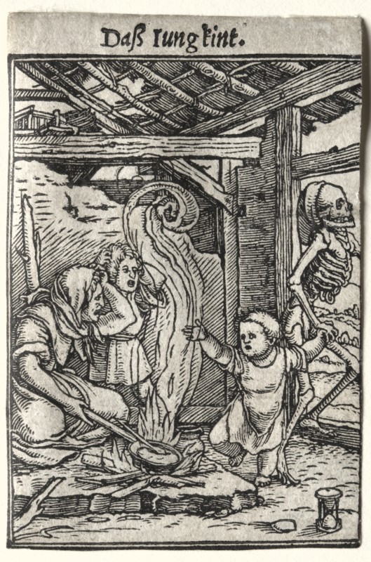 Dance of Death: The Child, c. 1526. Creator: Hans Holbein (German, 1497/98-1543).