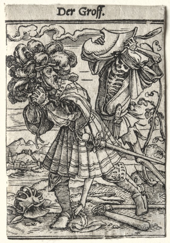 Dance of Death: The Earl, c. 1526. Creator: Hans Holbein (German, 1497/98-1543).