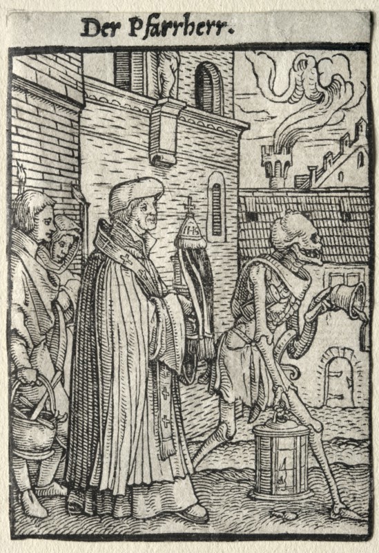 Dance of Death: The Pastor. Creator: Hans Holbein (German, 1497/98-1543).