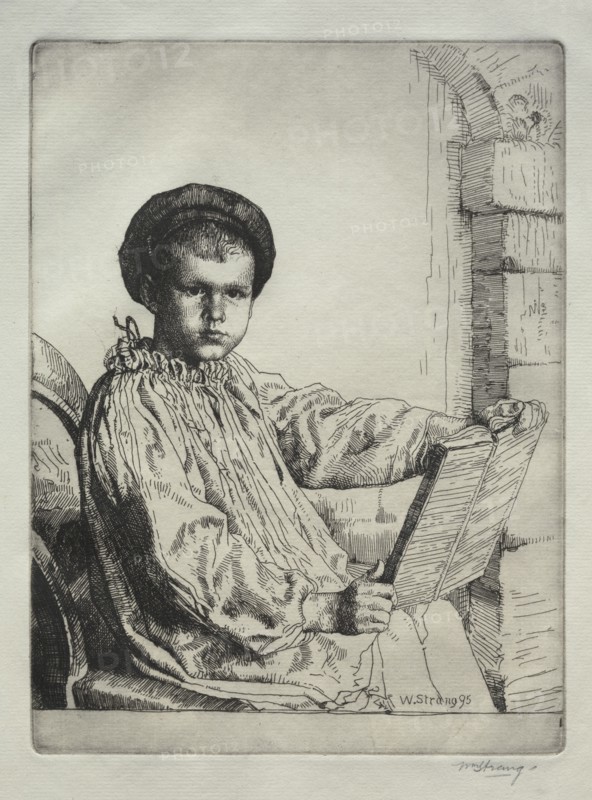 David R. Strang, 1895. Creator: William Strang (British, 1859-1921).