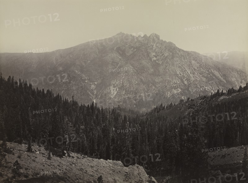 Davoncastle Butte, Sierra Nevada, c. 1866-1870. Creator: Carleton E. Watkins (American, 1829-1916).