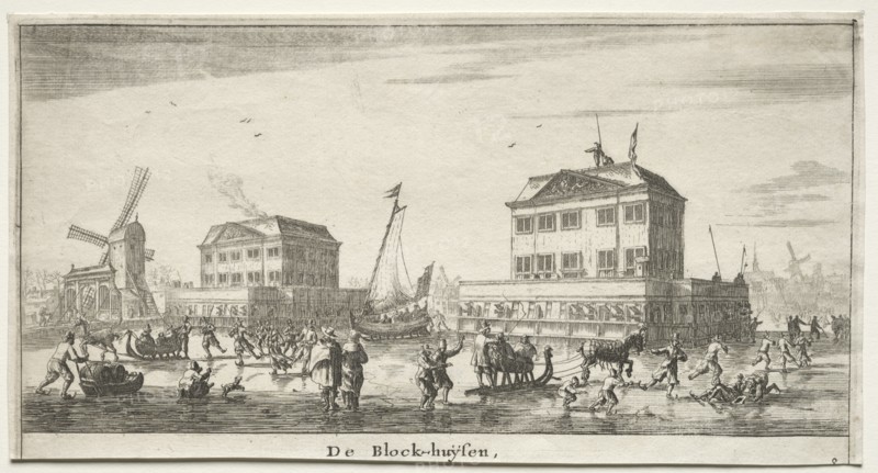 De Block-huysen. Creator: Reinier Nooms (Dutch, c. 1623-1667).