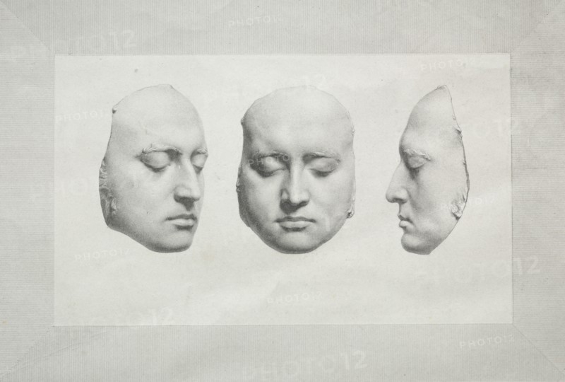 Death Mask of Sir Thomas Lawrence. Creator: Richard James Lane (British, 1800-1872).