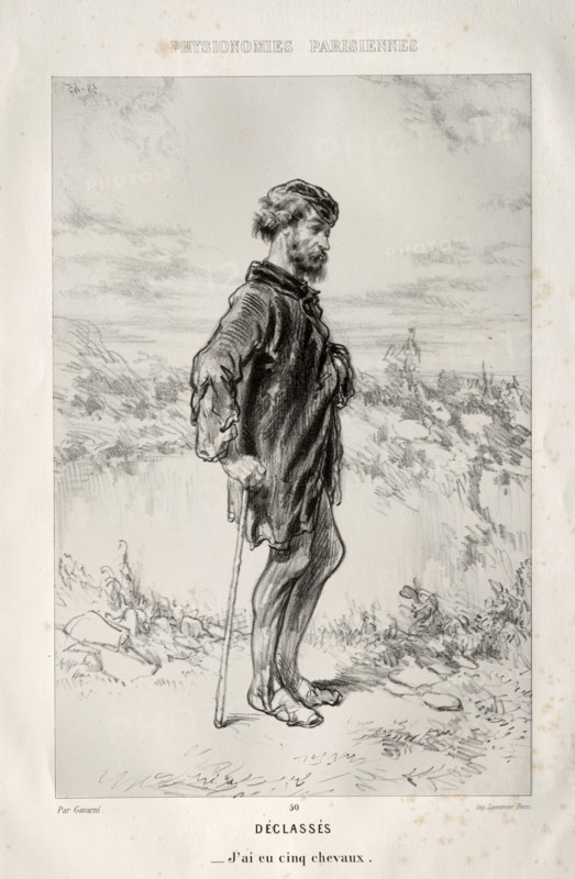 Déclassés. Creator: Paul Gavarni (French, 1804-1866).