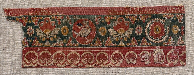 Decorated Band from a Tunic or Curtain, 600s. Creator: Unknown.