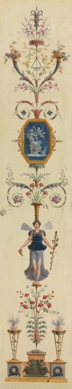 Decorative Panel, 1790s. Creator: Pierre Rousseau (French, 1751-1829).