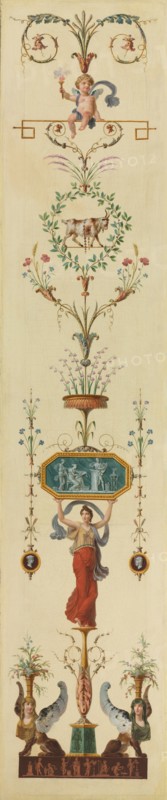 Decorative Panel, 1790s. Creator: Pierre Rousseau (French, 1751-1829).