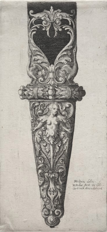 Design for Dagger Sheath. Creator: Wenceslaus Hollar (Bohemian, 1607-1677).