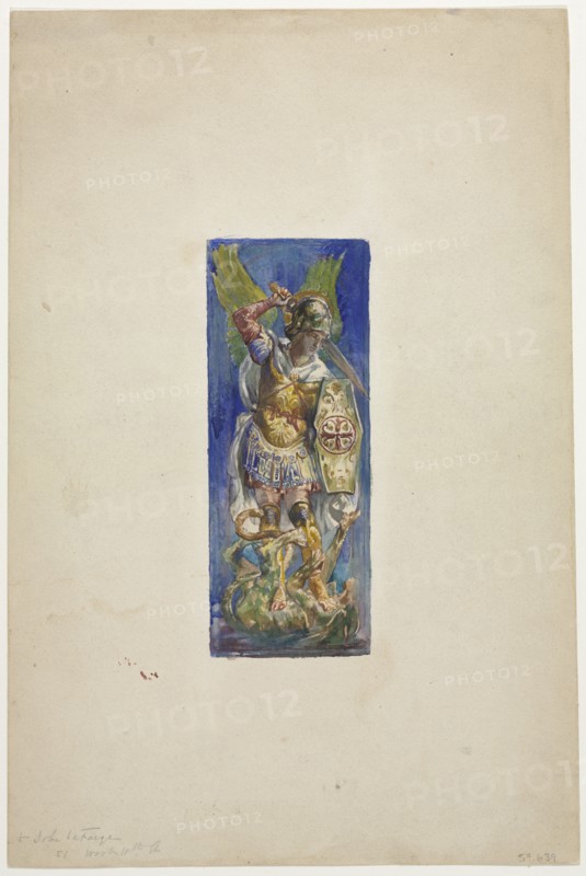 Design for Stained Glass. Creator: John La Farge (American, 1835-1910).