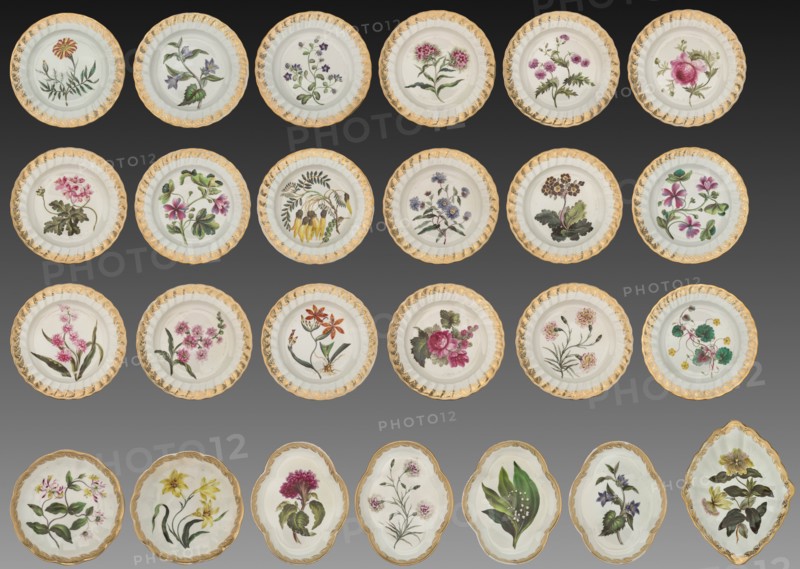 Dessert Service, c. 1800. Creator: Derby (Crown Derby Period) (British).
