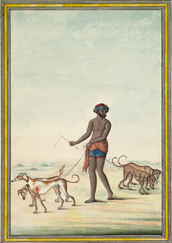 Dog Walker, early 1830's. Creator: Unknown.