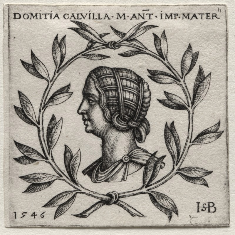 Domitia Calvilla, 1546. Creator: Hans Sebald Beham (German, 1500-1550).