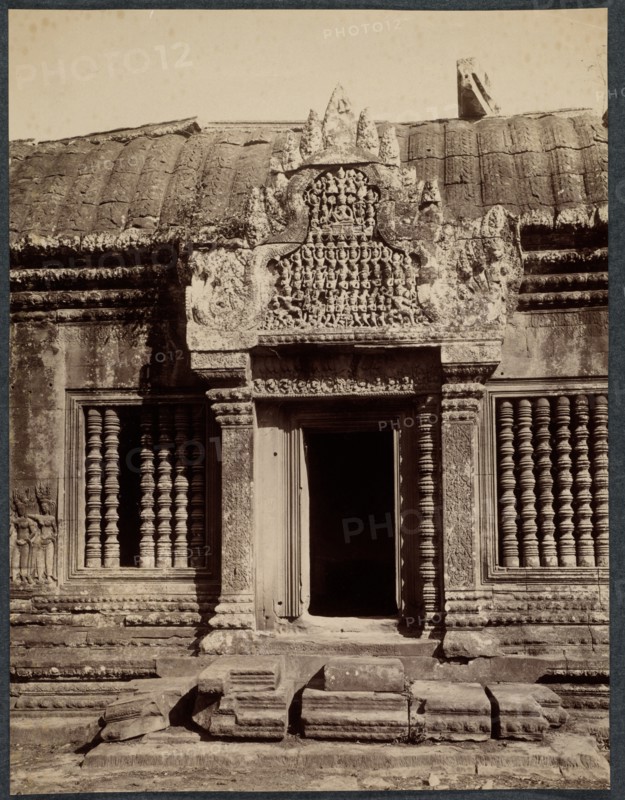 Doorway Through an Inner Enclosure, Angkor Wat, Cambodia, c. 1880. Creator: Unidentified Photographer.