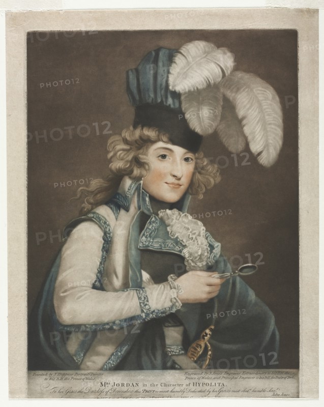 Dorothy Jordan, 1791. Creator: John Jones (British, c. 1745-1797).