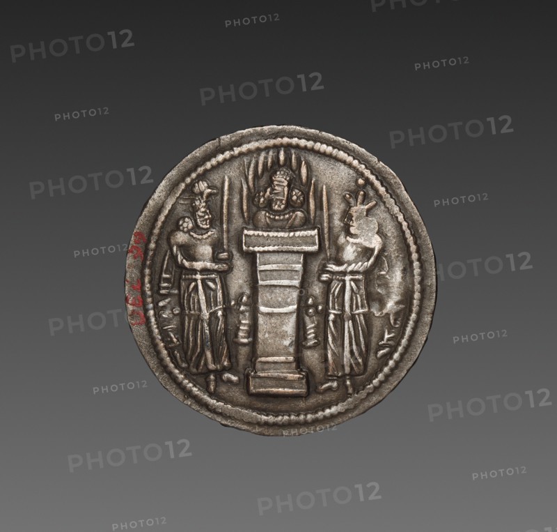 Drachma: Bust of Hormizd II (reverse), 303-309. Creator: Unknown.