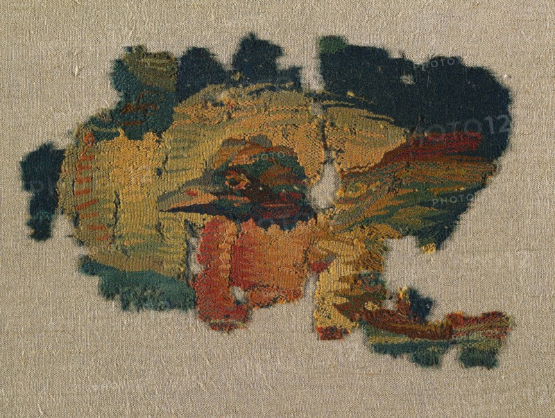 Duck's Head from a Large Curtain, 200s. Creator: Unknown.