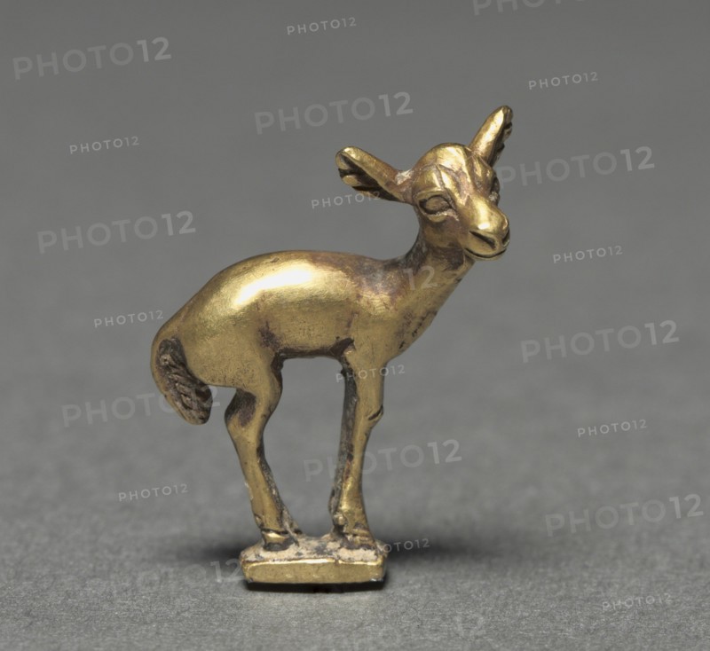 Elk Fawn Finial, 400-200 BC. Creator: Unknown.