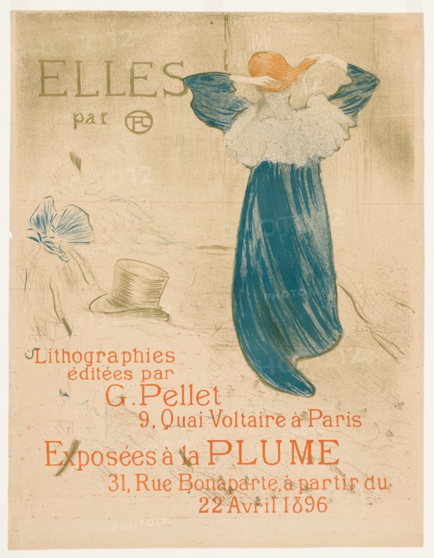 Elles: Frontispiece, 1896. Creator: Henri de Toulouse-Lautrec (French, 1864-1901).