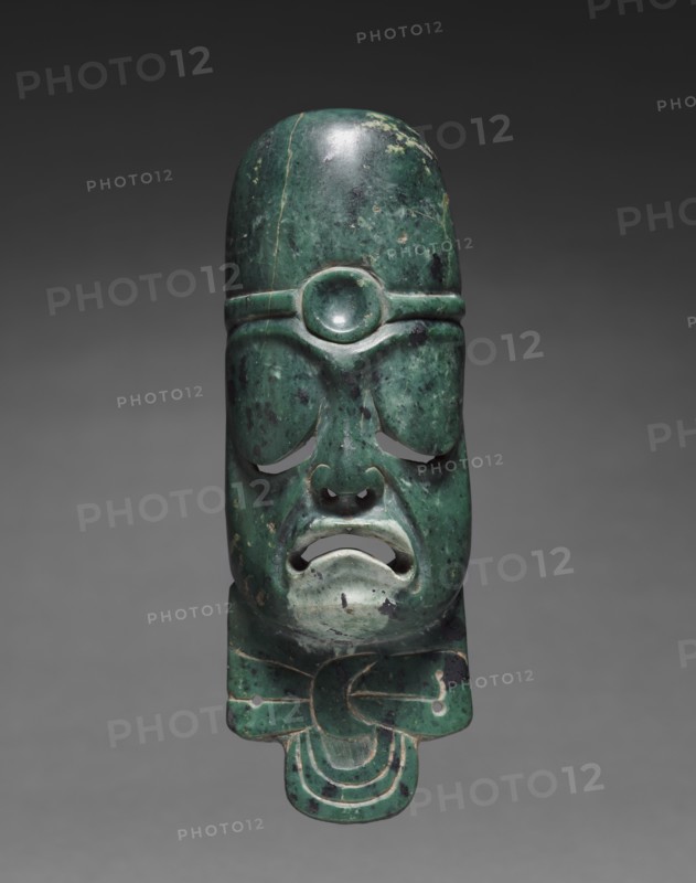 Elongated Mask Ornament, c. 900-300 BC. Creator: Unknown.